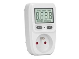 Laxiscreed Tomada Inteligente Com Monitorização De Consumo E Exibição Digital De Wattage