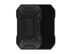 Mali brinquedo de Alívio de Estresse Push Card Slider Magnético Liga de Zinco Som Crisp Preto
