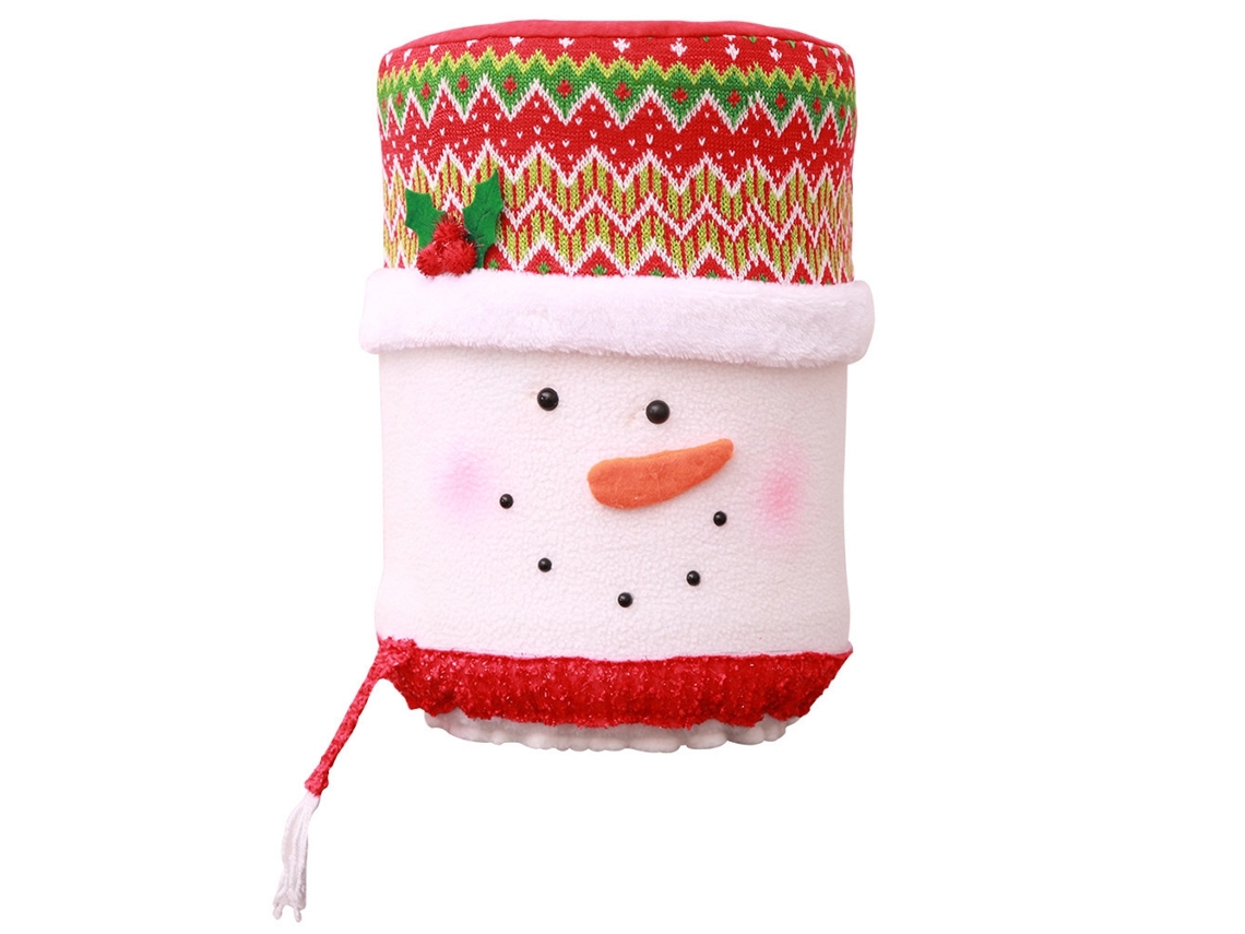 Laxiscreed Proteção Natalícia Durável Para Torneira Com Boneco De Neve Reutilizável