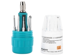 Conjunto De 10 Chaves De Fenda Precision Cruzadas Com Cabo Para Reparos Manuais Em Casa