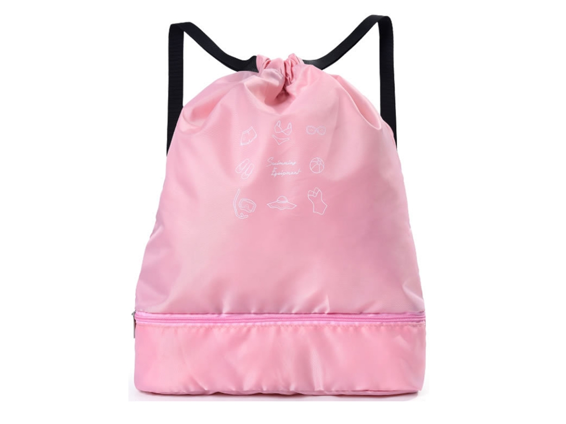 Bolsa para Roupa de Banho Seco e Molhado Separar Rosa L