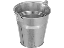 Pequenos Baldes de Metal Galvanizado, com 8 Cm de Altura, com Alças, Recipientes para Guardar Materiais de Artesanato e CHABERLU