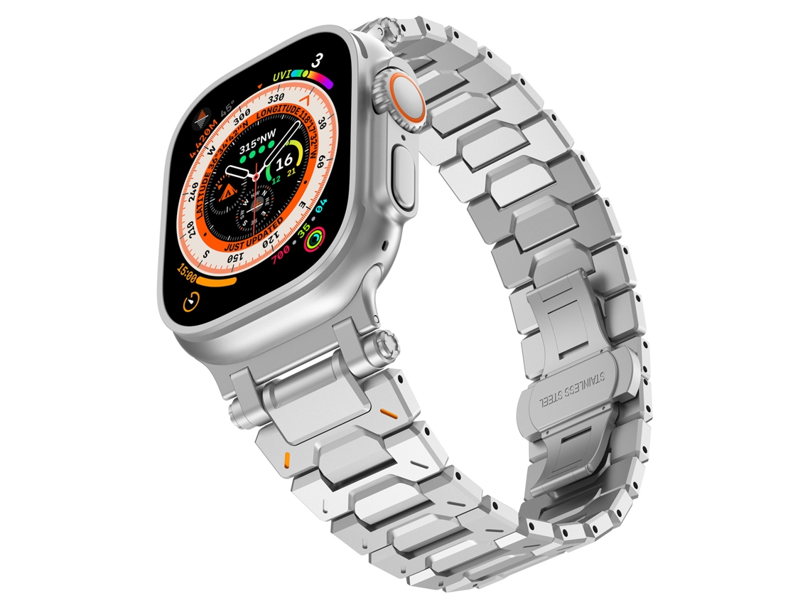 Bracelete para Apple Watch 42/44/45/49mm Prata XIAOMOYU