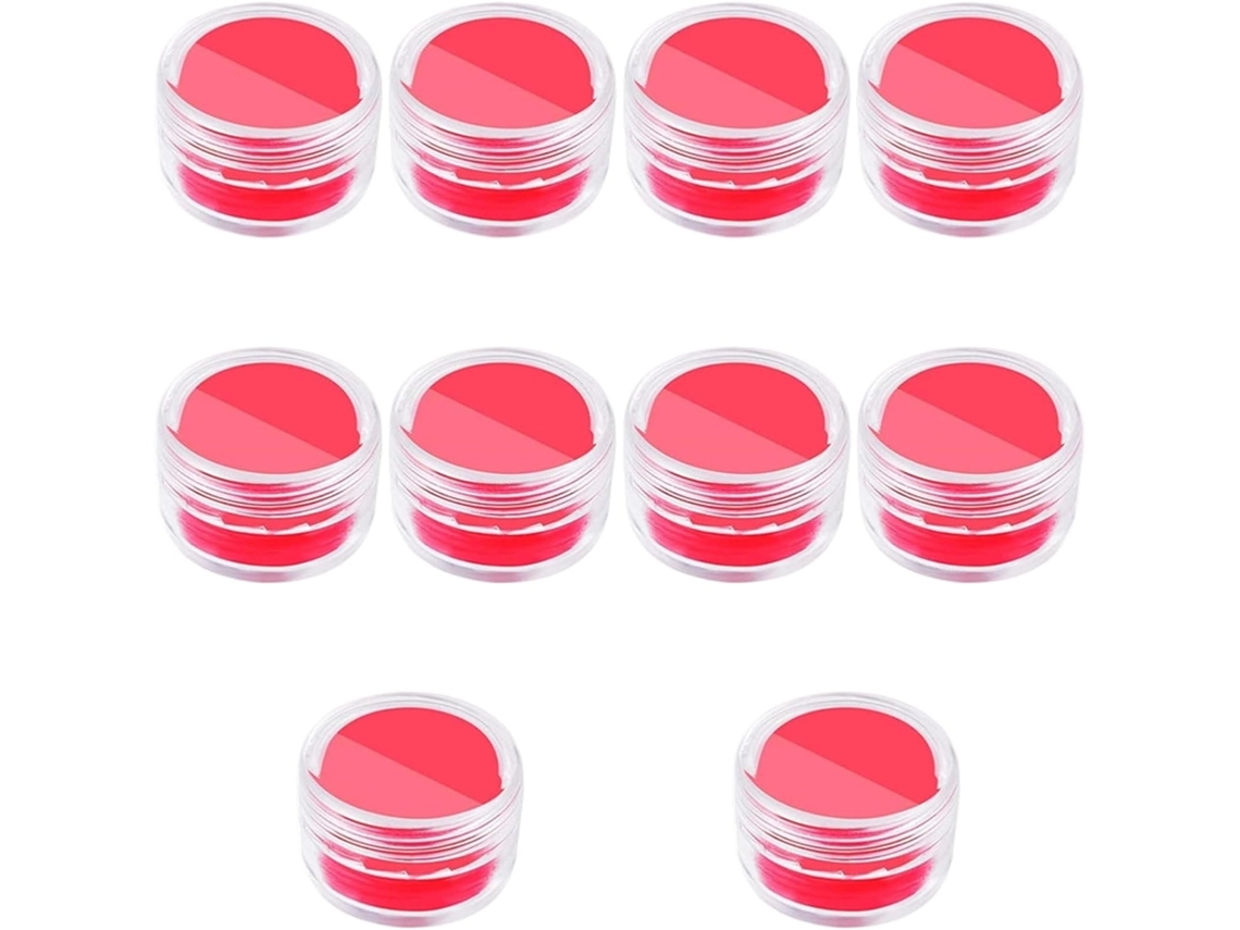 Embalagem Com 10 Refis De Cera De Silicone Para Canetas De Tinta, Com Estojo Incluso