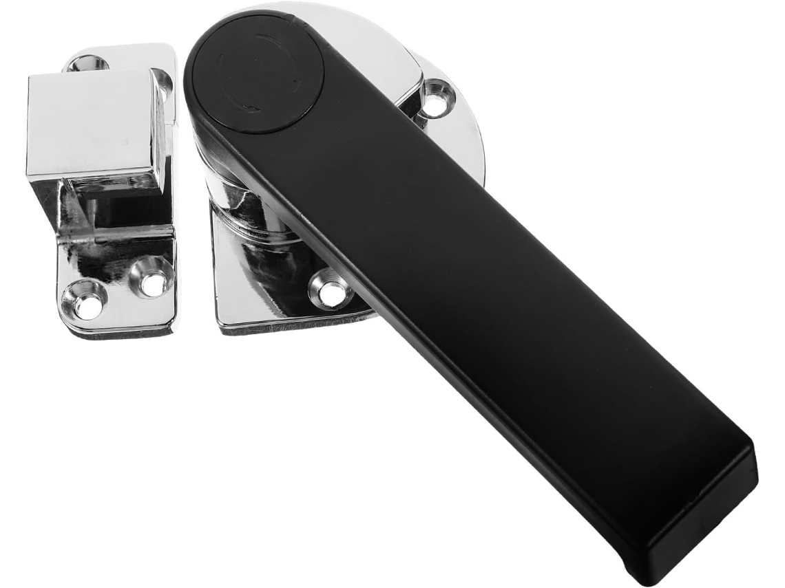 Conjunto De Trava Para Maçaneta Porta Freezer, Para Portas De Refrigeradores, Peça De Reposição