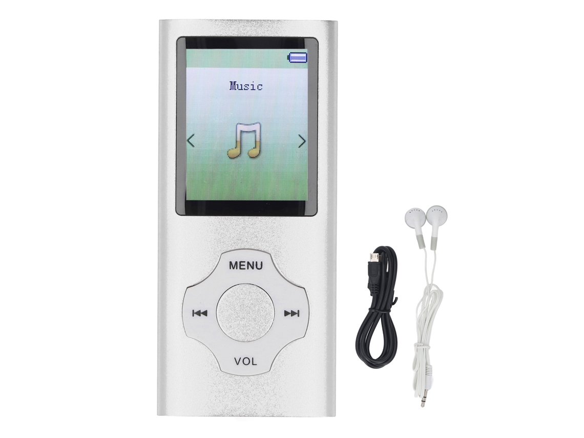 Reprodutor MP3 MP4 com Tela Colorida de 1,8 polegadas e 32GB EOOCOO