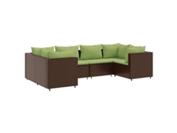 Garden Lounge Set, Garden Lounge Sets Vidaxl Marrom Rattan / Vime (n/a)