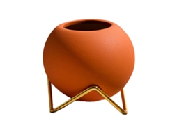 Vaso Redondo Moderno Morandi para Sala e Quarto