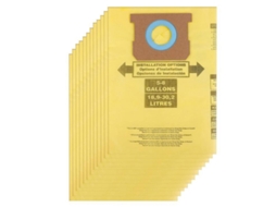 12 pacotes de sacos de vácuo de substituição 9067100, compatíveis com shop vac de 5 a 8 galões, parte 90671 tipo h