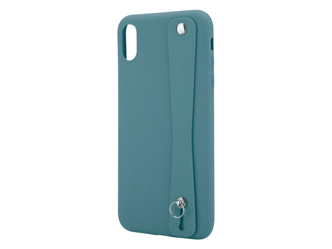 Capa LAXISCREED Iphone Xs Max Azul Claro Anti queda