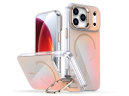 Capa De Celular Magnética Camaleão Brilhante Com Suporte Para Lentesouro Do Deserto - Iphone 12 Pro