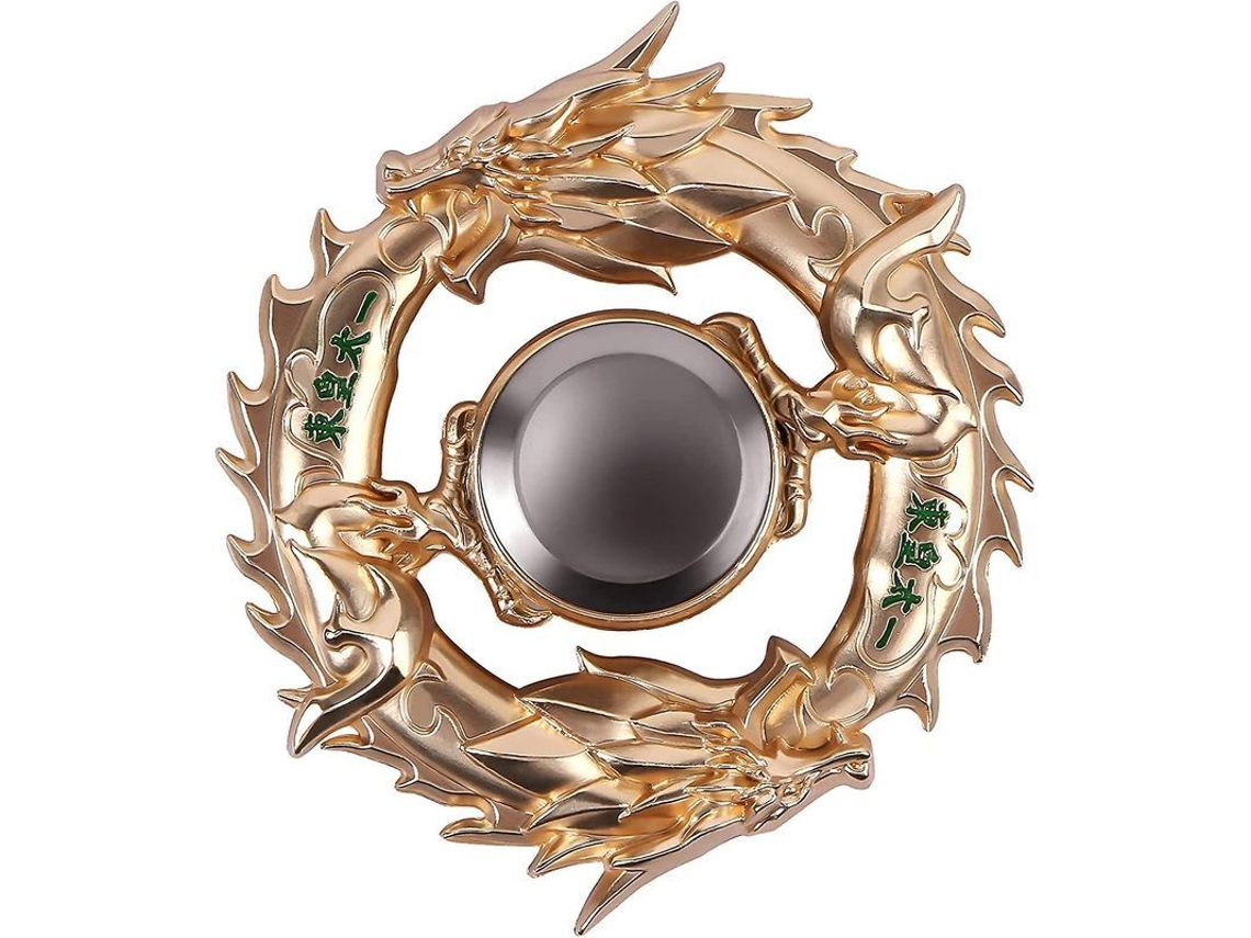 2026 spinner de Mão de Metal Dragão Chinês Dourado Brinquedo para Foco Adhd Edc Alivio de Ansiedade Alto Velocidade
