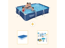 Bestway Piscina Bestway Steel Pro Retangular - 300x201x66 Cm - 3-peças S22713