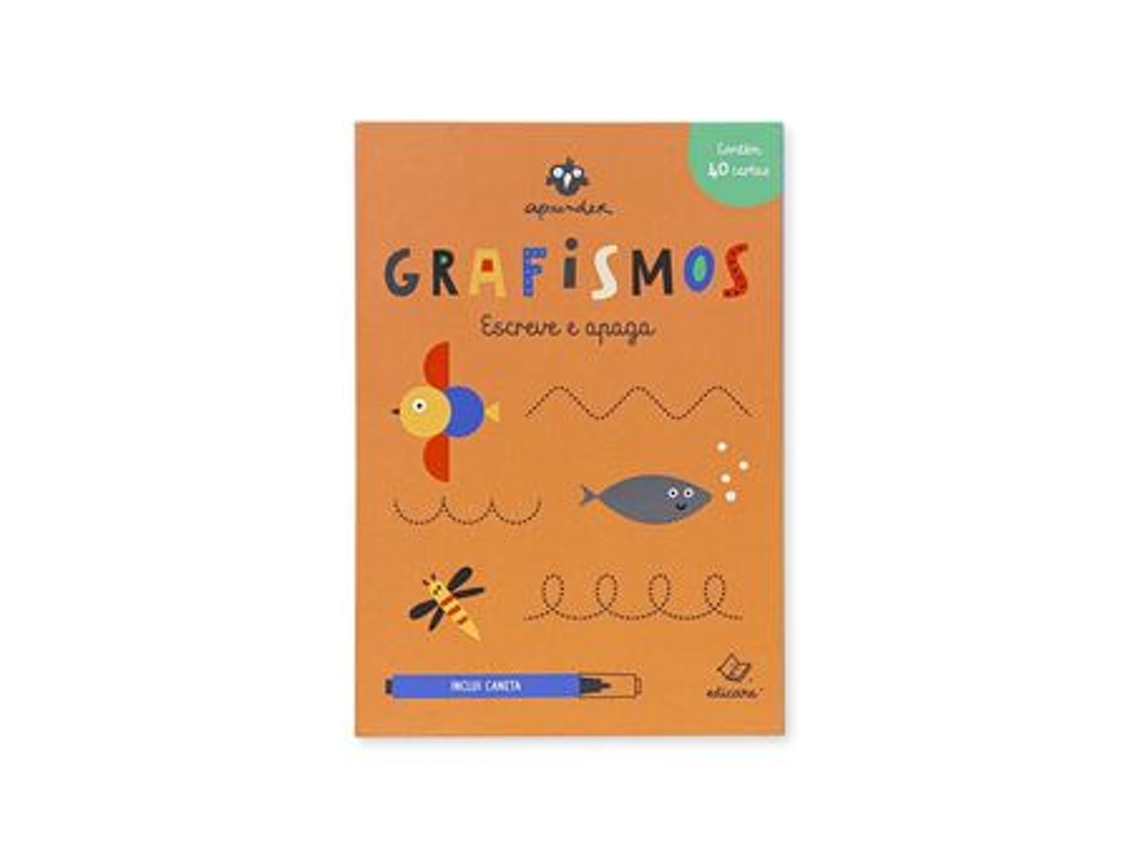 Livro Escreve e Apaga - Grafismos de Joana Jesus (Português)