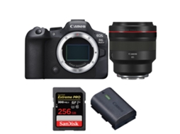 Eos R6 Mark Ii + Rf 85mm F/1.2 L Usm + 1 Sandisk 256gb Uhs ii 300mb/s + 1 Canon Lp e6nh + Ebook “20 Dicas para Fotos Que Impressionam” CANON