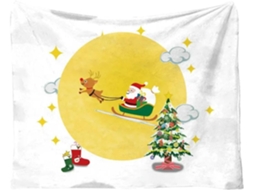 Manta de Natal Syjym Sherpa Macia e Quentinha para Sofá Cama como Inverno O, Ideal para Quarto, Sala de Estar