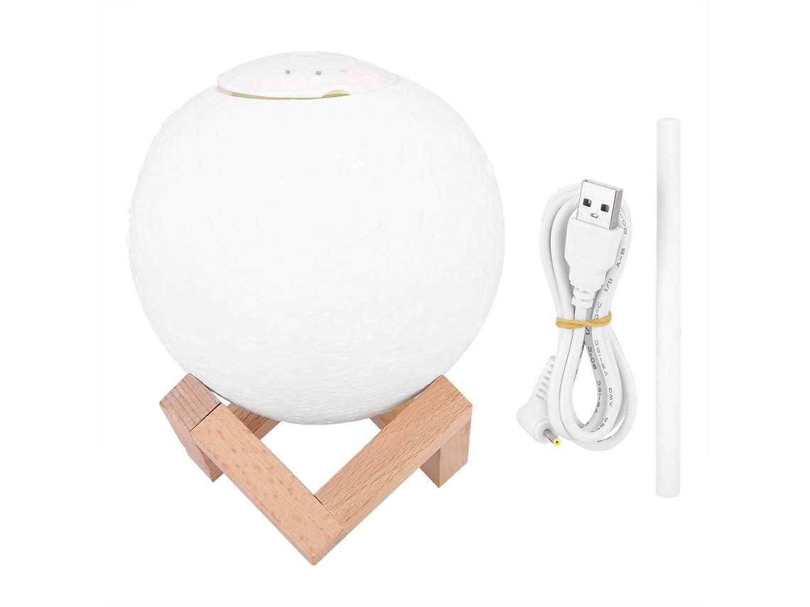 Laxiscreed Umidificador De Ar Moon Com Aromaterapia Para Espaços Pequenos