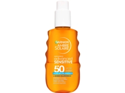 Protetor Solar GARNIER AMBRE SOLAIRE Água Sensitive Advanced SPF50 (150 ml)