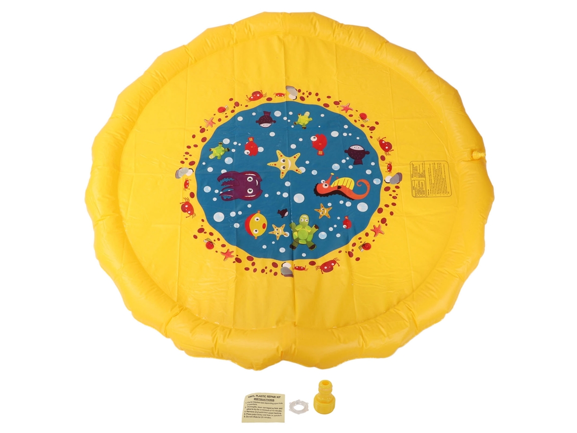 Ats colchón Hinchable de Sprinkler para Niños Colchón de Agua Pvc Desplegable para Juegos Al Aire Libre