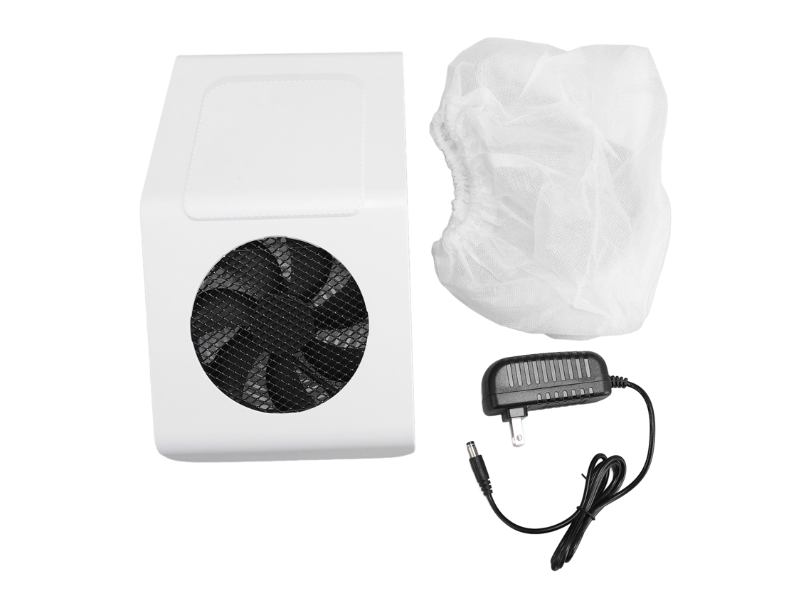 Aspirador De Poeira Profissional Para Unhas 80w Com Bolsa Coletora Ajustável Máquina De Manicure Plug Us