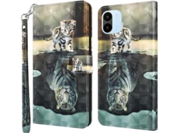 Capa Fólio Protetora Animado Shell para Xiaomi Redmi A1 2022 HONGWE. Multicor