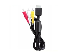 Cabo de áudio e vídeo RGB para PS1/PS2/PS3, cabo AV para console de jogos PS conectado à TV, cabo Yuysan de três fios