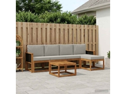Vidaxl Conjunto De Sofás Para Exterior 6 Unid. Poliéster