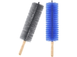 Escova De Pó Flexível Toddmomy Para Ventilador Pedestal, 2 Peças, Cabo Confortável De Madeira E Plástico Para O Verão