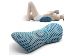 Rebe almohada Lombar Ortopédica para Dormir Y Silla Apoyo Espalda Ergonómico Cojín Respirable Corrector Postura