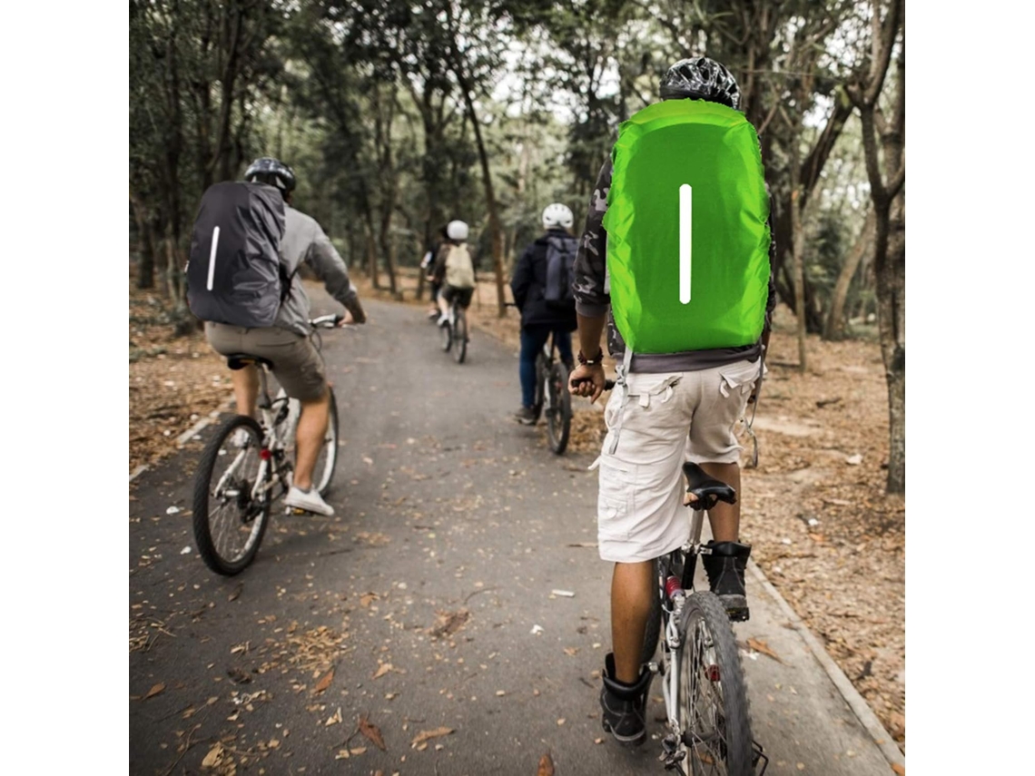 2 Peças Capa De Chuva Mochila Impermeável 30l 40l Proteção À Prova Dágua Slowmoose