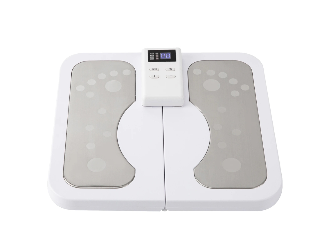 Massageador de Pés, Estimulação Elétrica Dos Músculos, 6 Modos de Massagem, Branco OEM