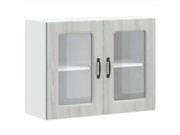 Conjunto 1 Armário De Parede Da Cozinha Vidaxl Cinzeto Derivados De Madeira (80 X 31 X 60 Cm)