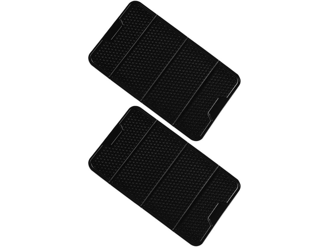 Conjunto De 2 Tapetes Antiderrapantes, Design Estético, Silicone, Suporte Versátil.