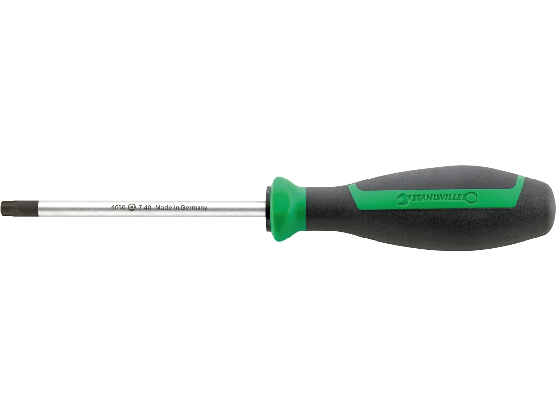 Chave de fenda rasgada Drall 2C. Torx resistente à violação 4656 T20 STAHLWILLE