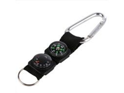 Primerox Bússola Mini Portátil com Chaveiro, à Prova D'água, para Camping e Caminhada
