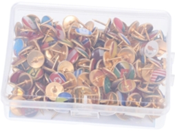 388 Peças De Tachinhas Decorativas, Com Estampa Bandeiras Países,