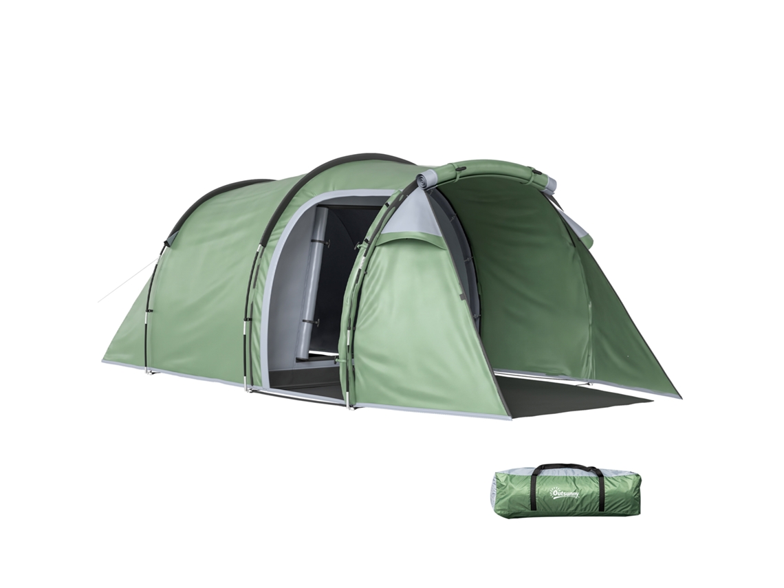 Tenda de Praia BISBISOUS dobrável para 2 pessoas com janelas 220x173x120cm