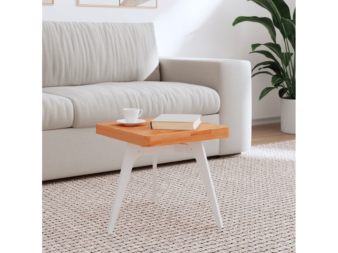 Vidaxl Tampo De Mesa Quadrado 40x40x4 Cm Madeira De Faia Maciça