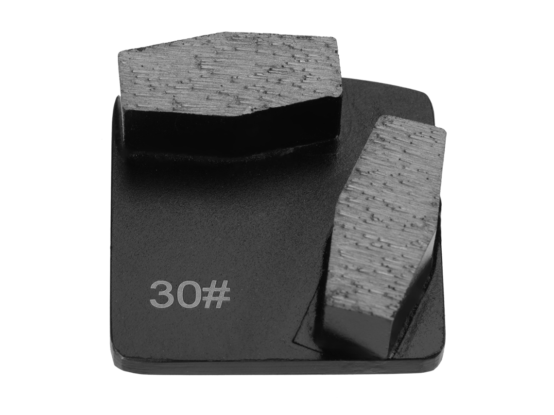 Pastilla De Esmerilado Diamante Trapezoidal Grit 30 Para Polimento De Concreto Em Misturadora De Solos