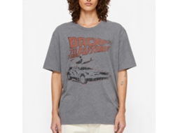 Rockinstone Back To The Future Movie My Other Car Heather Graphite Adult T-shirt Size:m