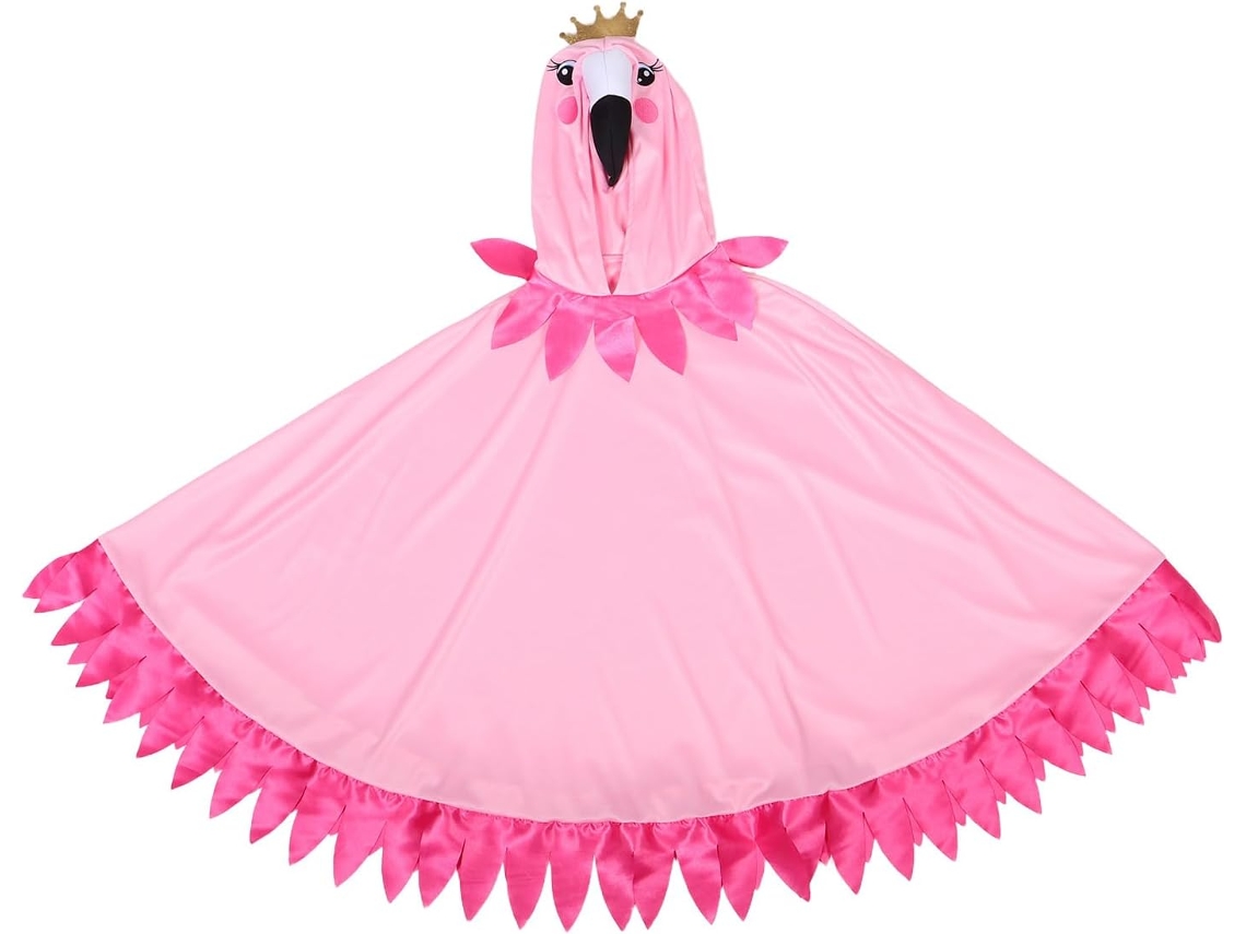 Capa Com Capuz Leve Ciieeo Com Estampa Exclusiva De Flamingo Rosa Em Estilo Cartoon, Para Adultos, Unissex, Ideal Para Festas.