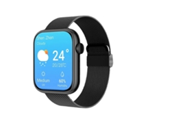 1.85 Polegada Bluetooth Chamada Termômetro Relógio Inteligente Suporte 100 Teclas Rotativas Esportes Masculino Smartwatch para Android Ios