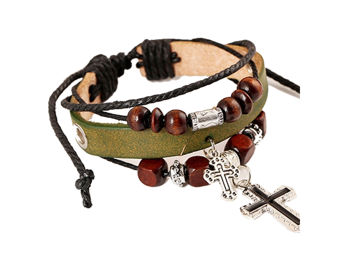 Pulseira Estilo Punk Vintage Unissex