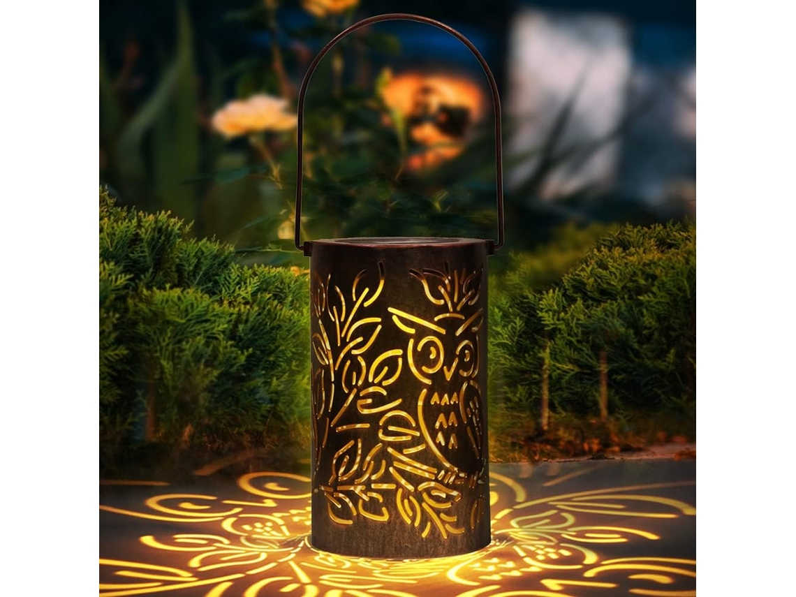 Lanterna solar para uso externo, lanterna solar LED para exterior. Brilvibera