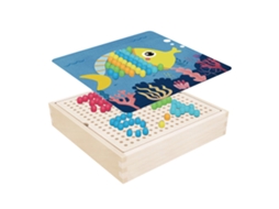 Ats brinquedo de Madeira com Cogumelos para Crianças, Jogo Educatsivo de Tabuleiro de Cogumelos Coloridos para Cultivar a Imaginação