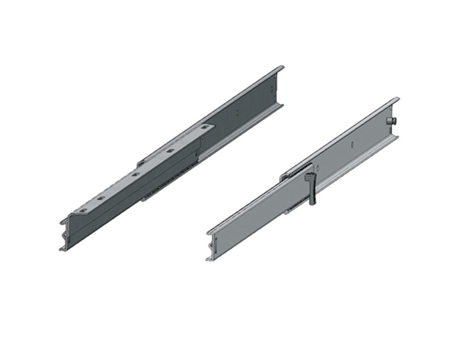 Guia de mesa extensível Frontslide H47 1500 Unidi com freio 2 placas x 500Mm Carregar 90Kg POTTKER