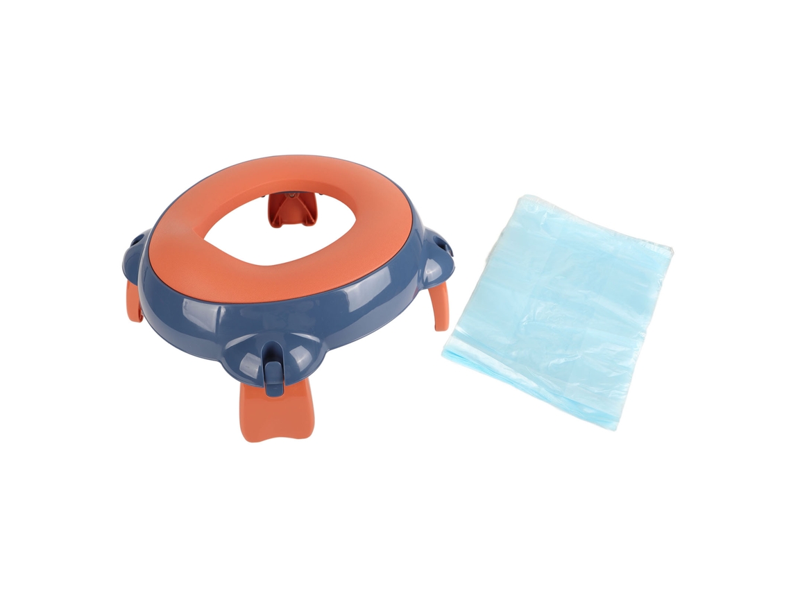 Primerox vaso Sanitário de Treinamento Portátil Dobrável para Crianças com Estojo Animal Fofo Vermelho Azul