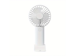 Mini Ventilador Leve Carregado por Usb com Suporte Ideal para Telemóvel de Mesa Compacto, Uso Simples, Material Resistente STELASPLEN