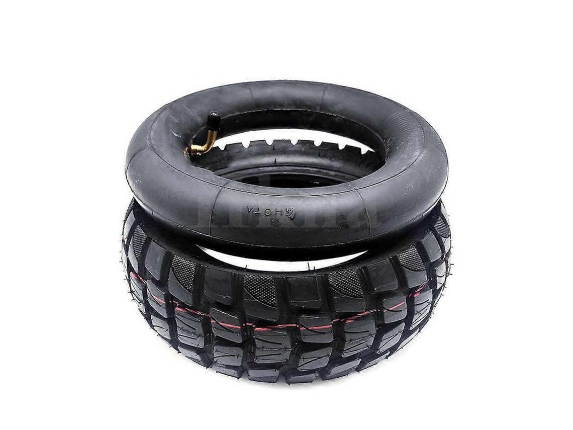Câmara e pneu externo 255x80 para patinete elétrico com bocal de 90 graus
