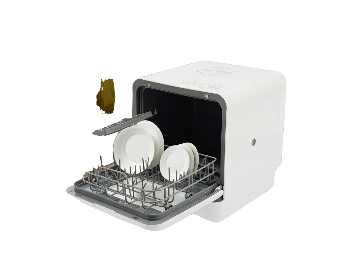 Mini Lava-louças, 1100w, Capacidade Do Tanque De 6l, 220v-240v, Controle Touch, 4 Programas De Lavagem